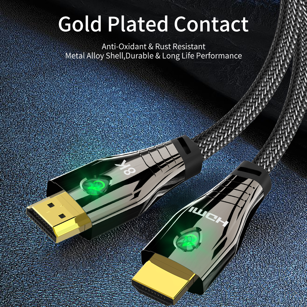 HDMI 2.1 Cable HDMI Cord 8K 60Hz 4K 120Hz 48Gbps EARC ARC HDCP Ultra High  Speed HDR for HD TV Laptop Projector PS4 PS5 1m 3m 5m - AliExpress